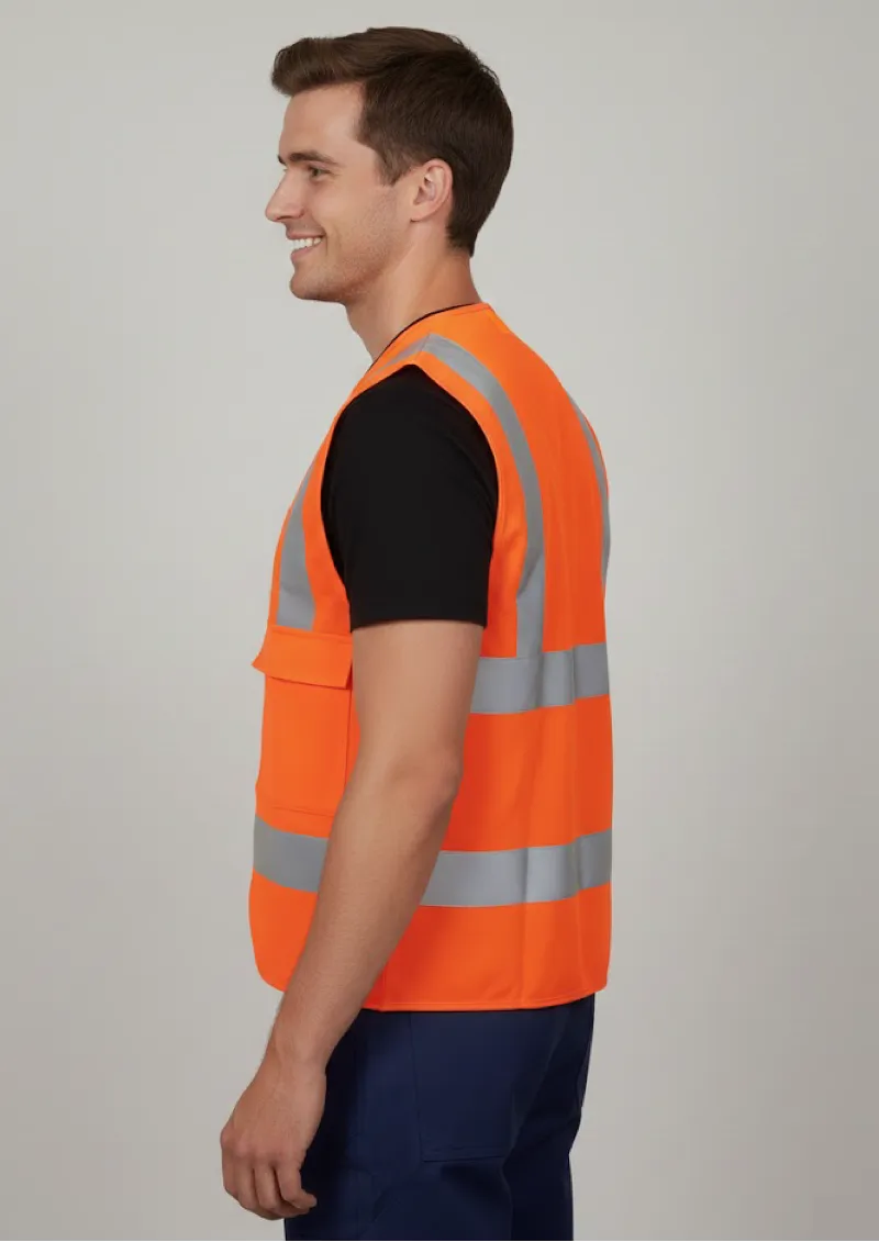 HI VIS ZIP (D+N) TTMC-W VEST