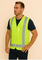 HI VIS DROP TAIL H PATTERN (D+N) VEST