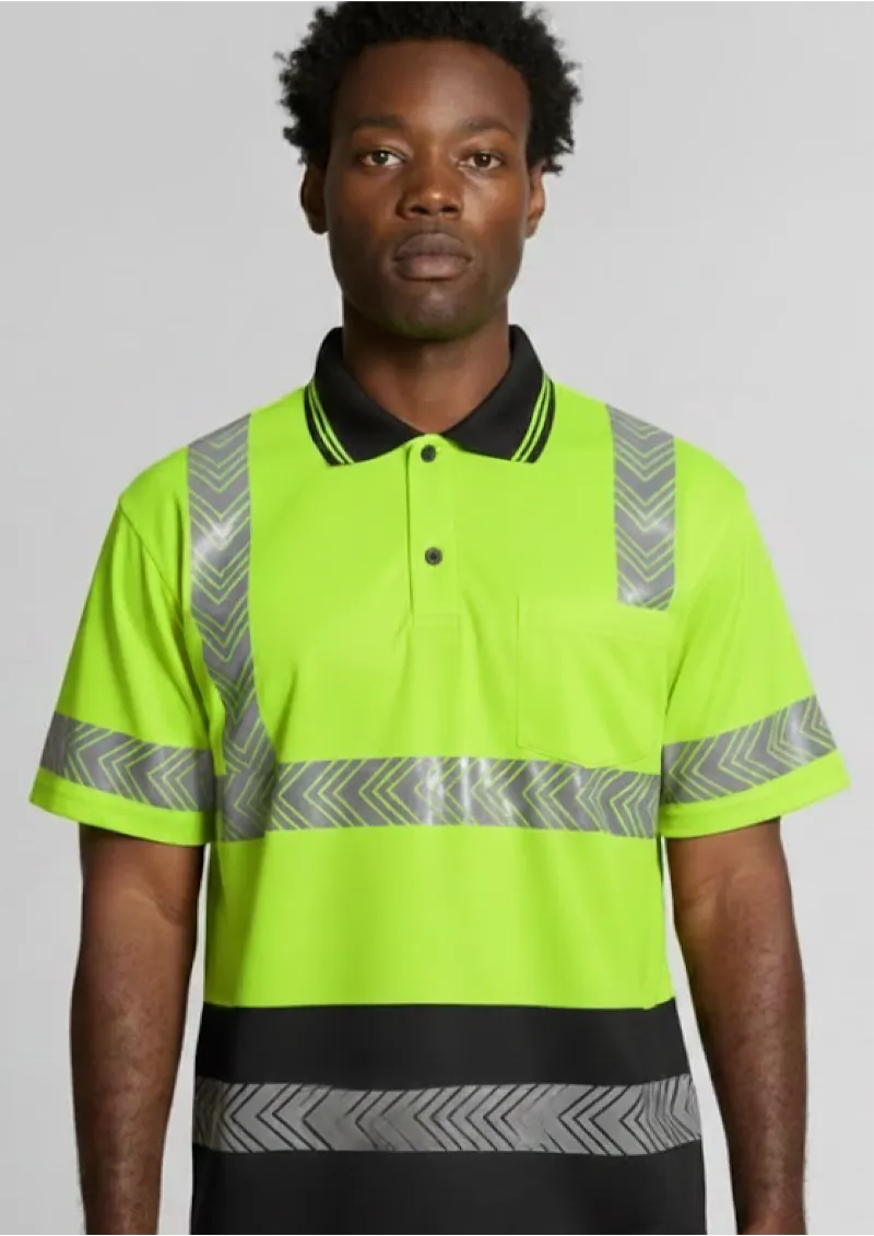 JB's Hi Vis S/S Segmented Tape Polo