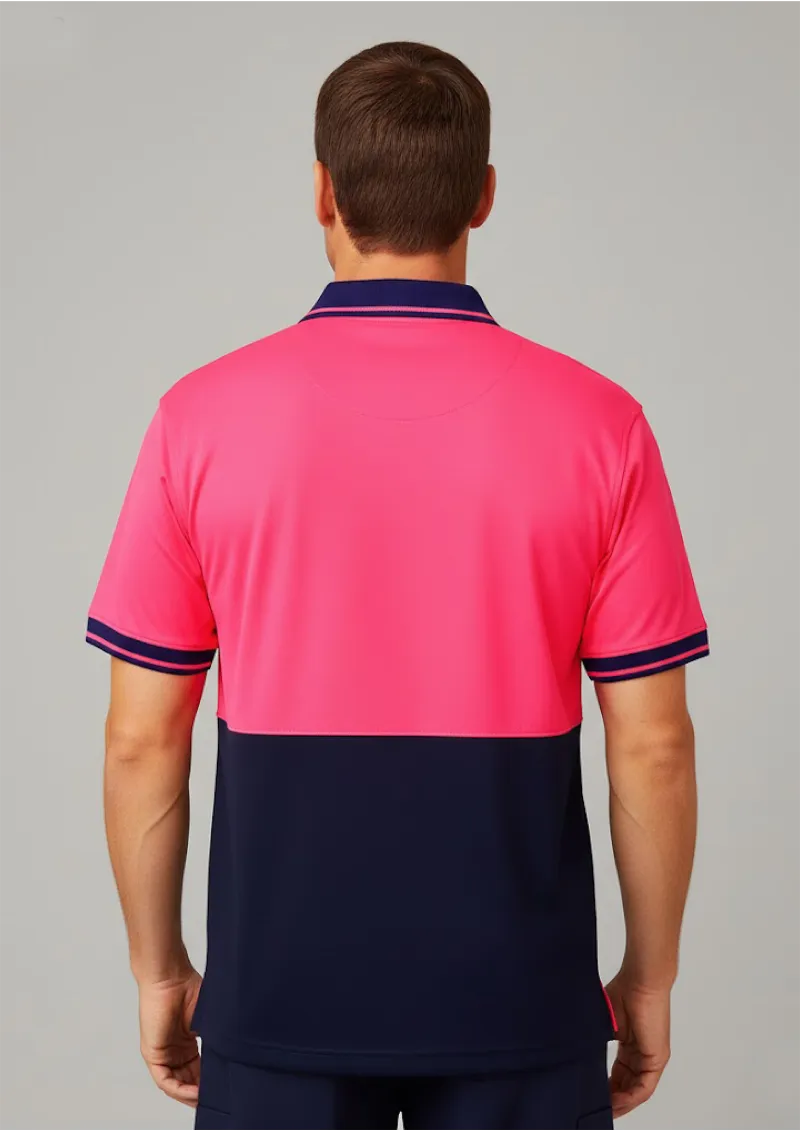 ADULTS HI VIS NON CUFF TRADITIONAL POLO