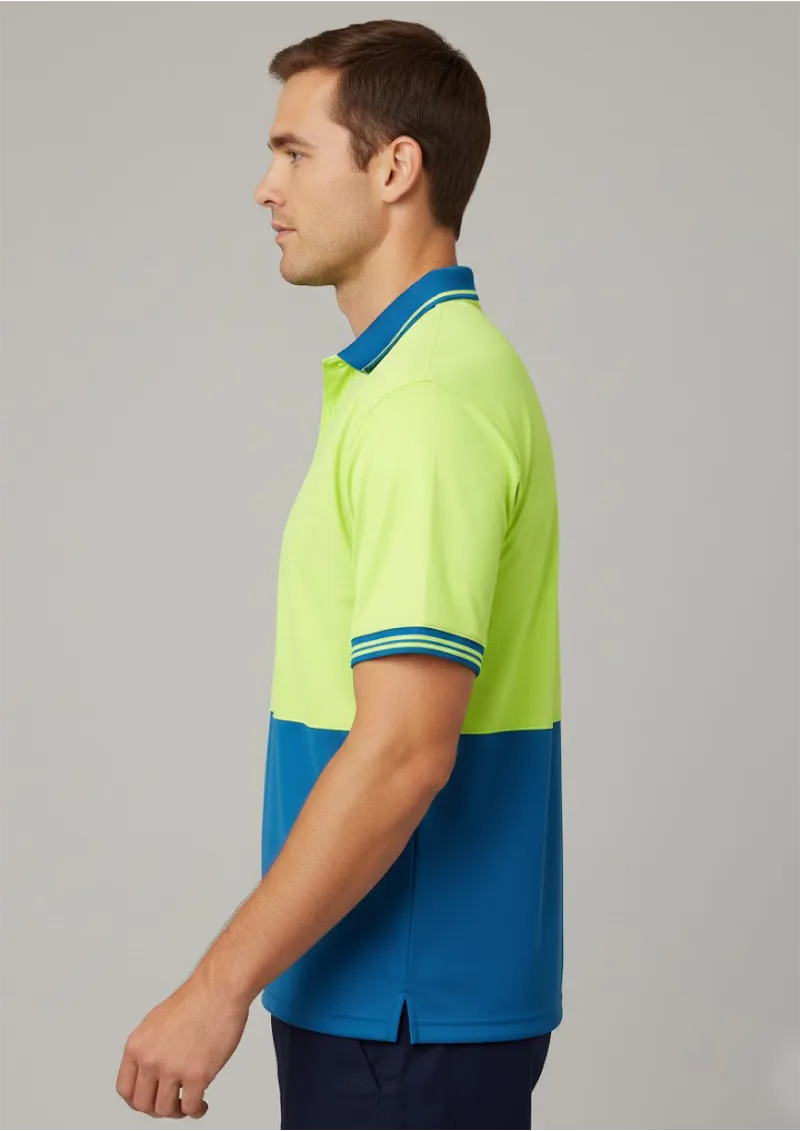 ADULTS HI VIS NON CUFF TRADITIONAL POLO