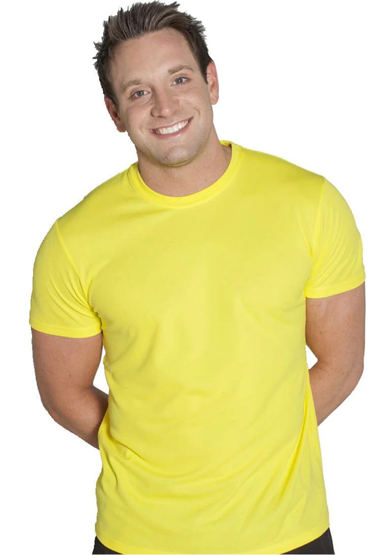 JBs Podium Dry Fit Adults Daffodil Tee