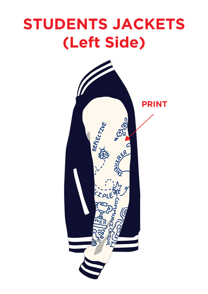 Auckland Normal Intermediate Student Leavers’ Letterman Jacket