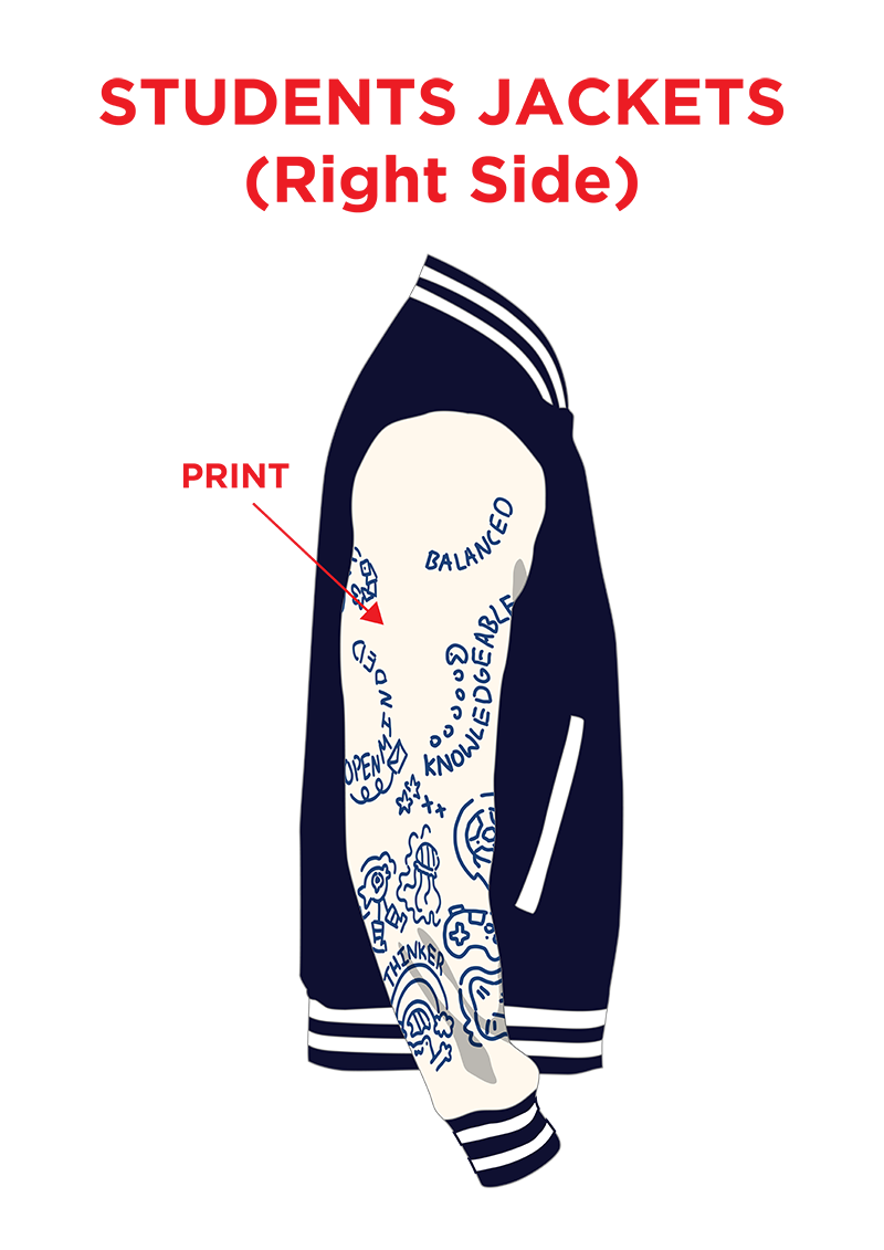 Auckland Normal Intermediate Student Leavers’ Letterman Jacket