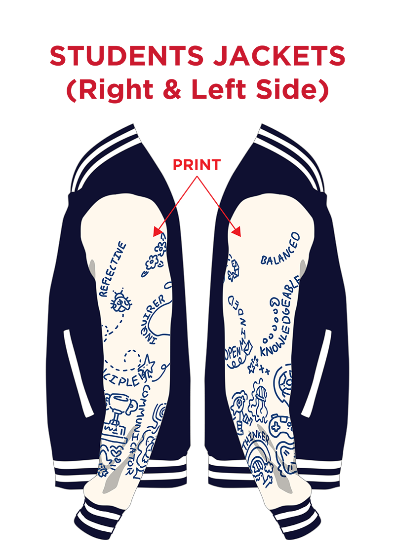 Auckland Normal Intermediate Student Leavers’ Letterman Jacket