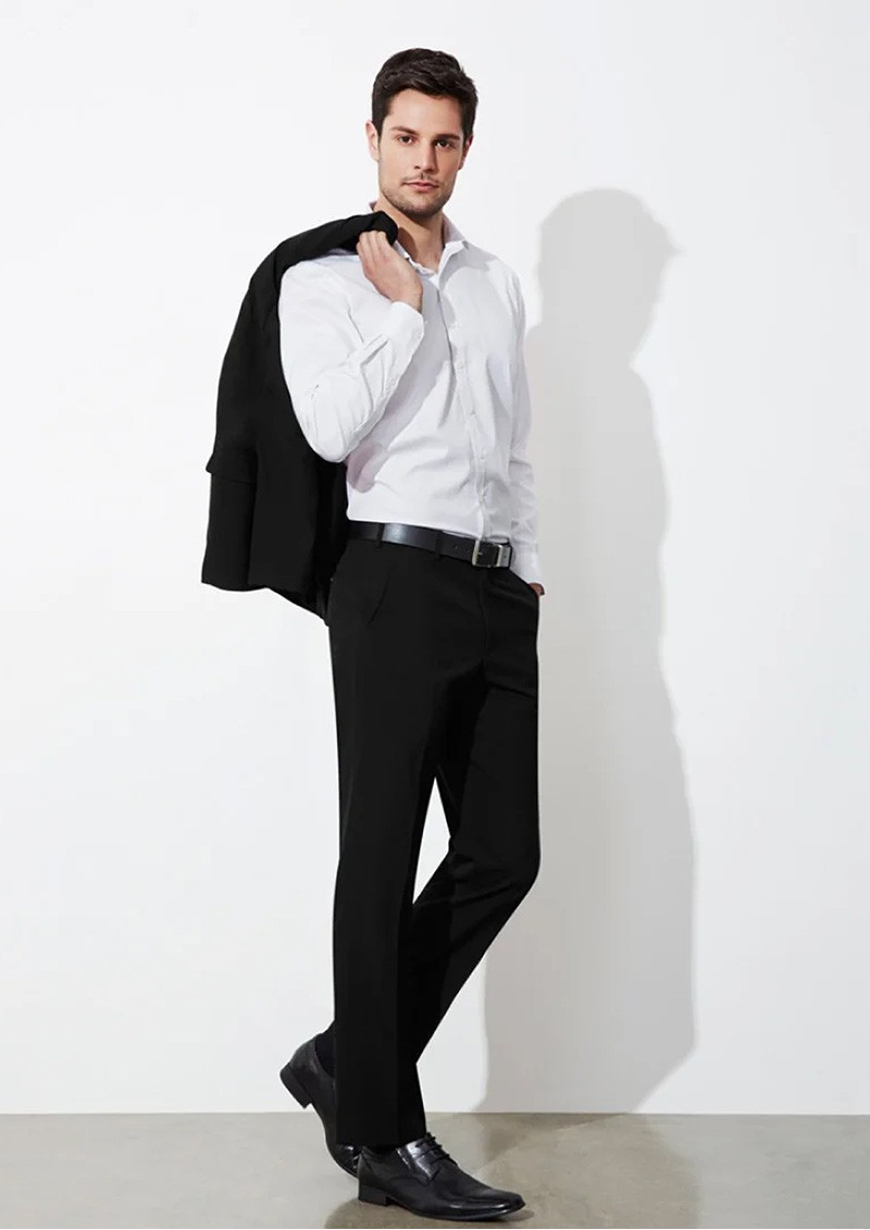 BS29210 - Mens Classic Flat Front PV Stretch Pant