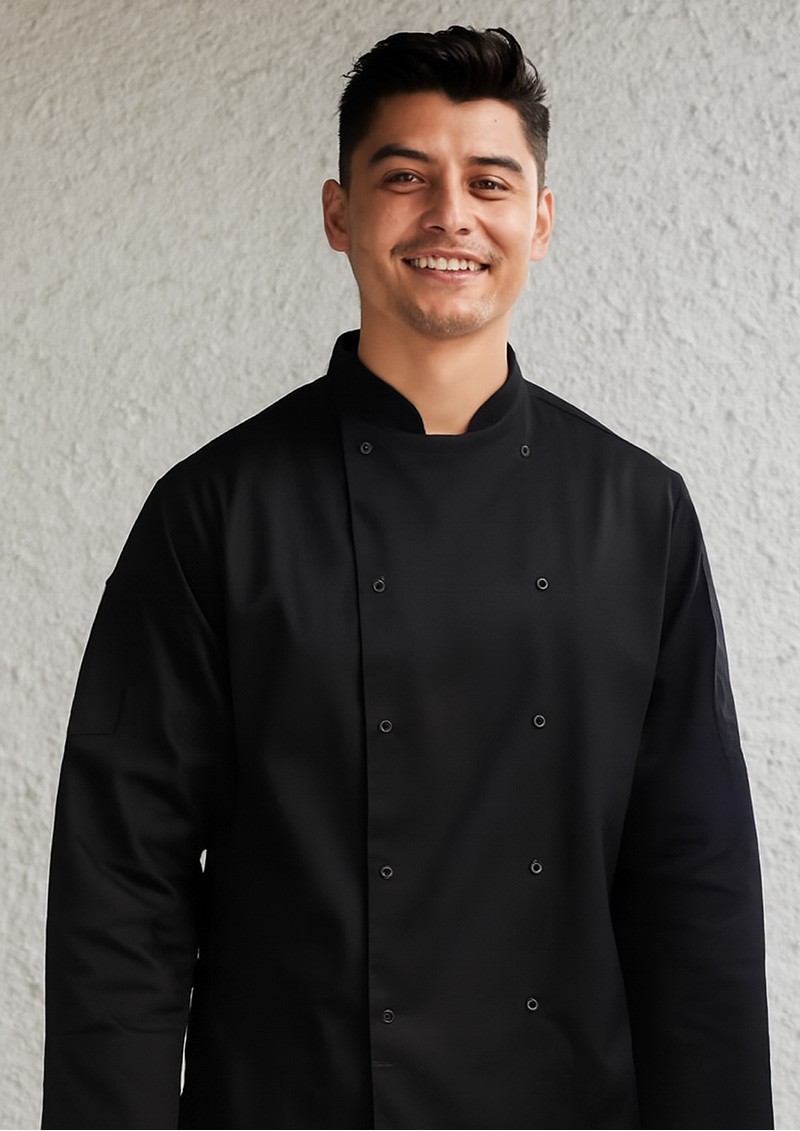 Mens Zest Long Sleeve Chef Jacket