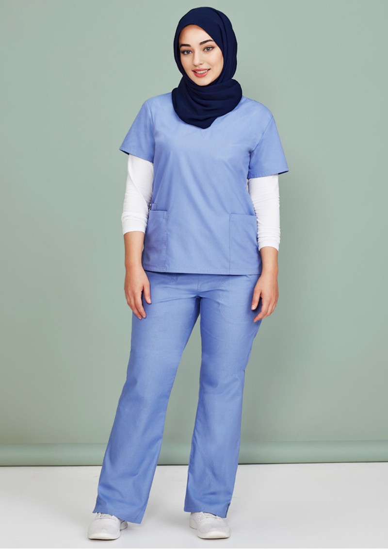 H10622 - Ladies Classic Medical Scrubs Top
