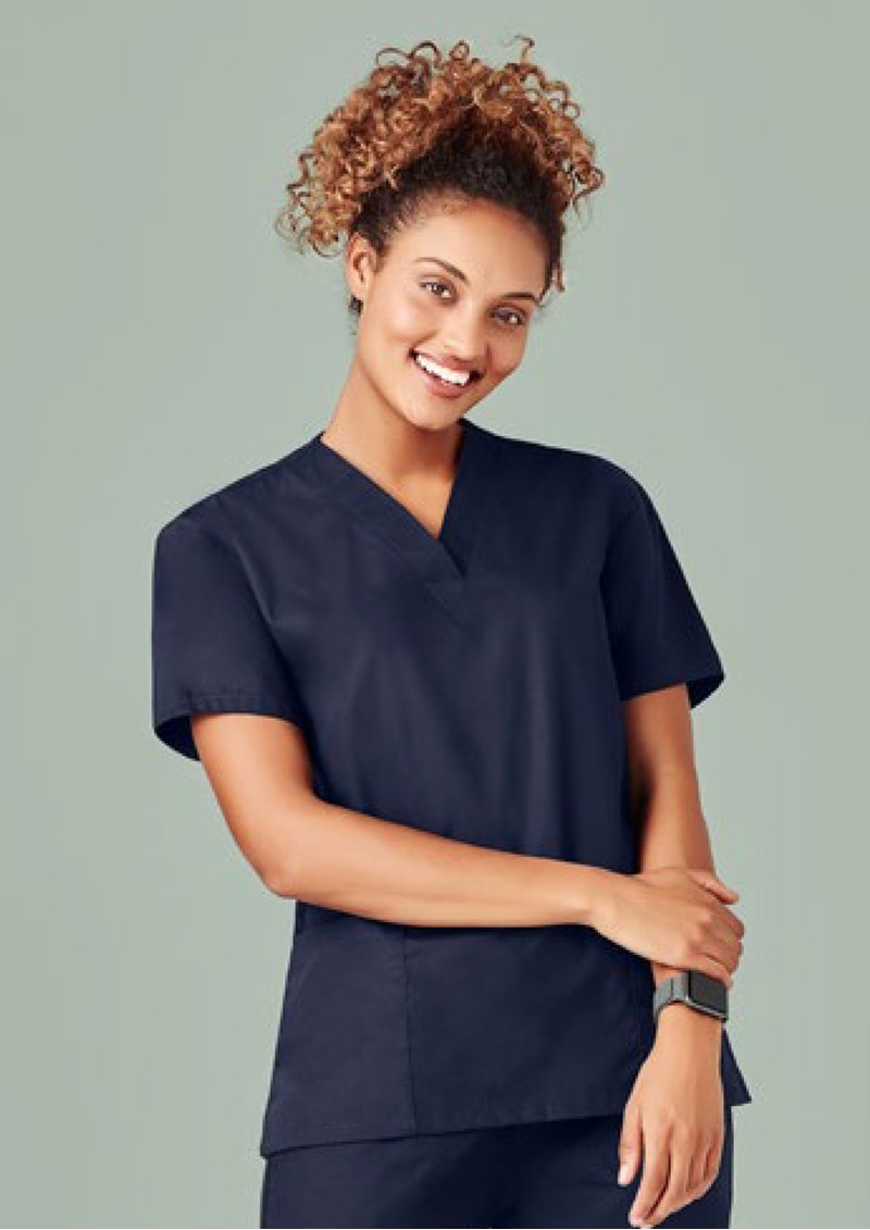 H10622 - Ladies Classic Medical Scrubs Top