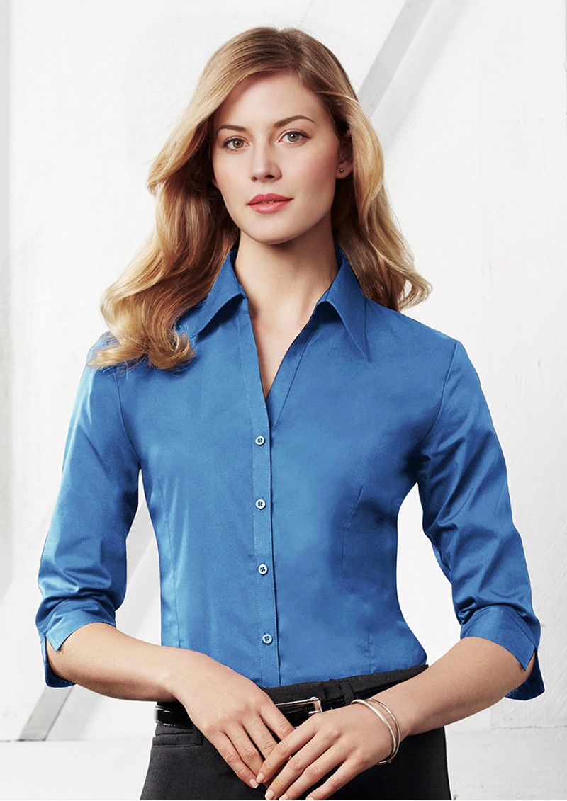 LB7300 - Ladies Metro 3/4 Sleeve Shirt