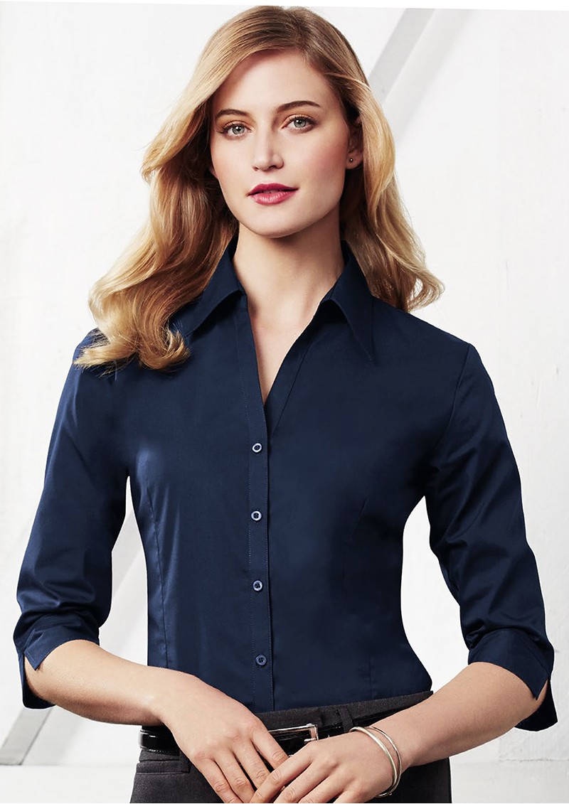 LB7300 - Ladies Metro 3/4 Sleeve Shirt