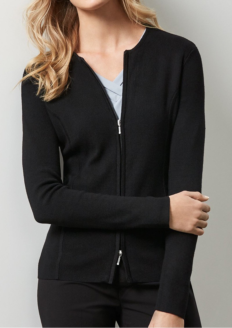 LC3505 - Ladies 2-Way Zip Cardigan