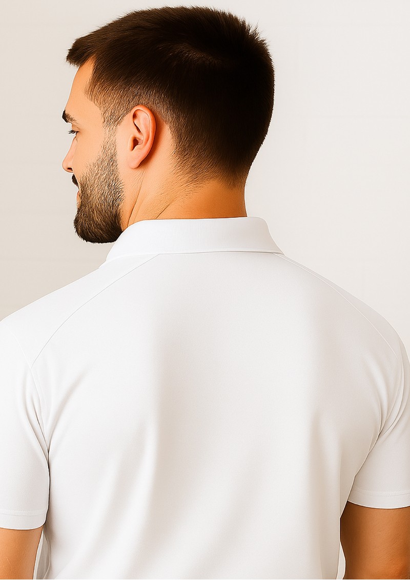 Oxford Adults White Polo