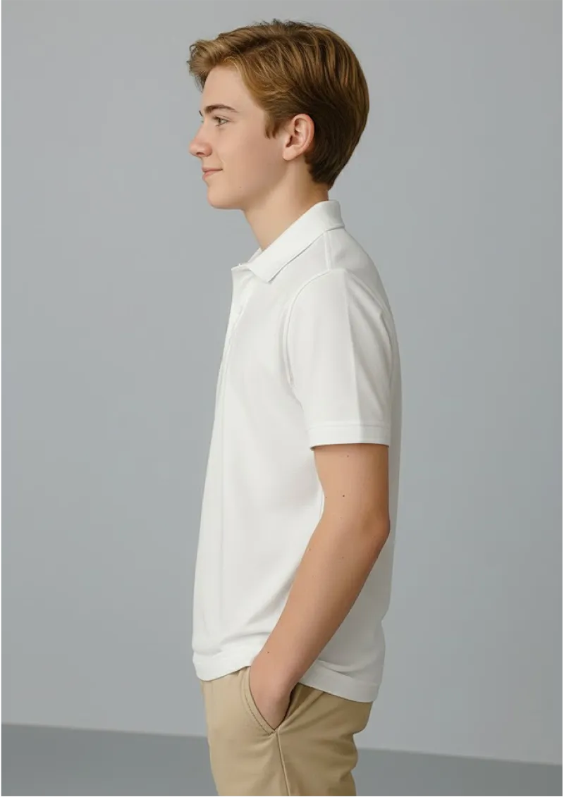 P400KS - Kids Crew Classic Pique Polo