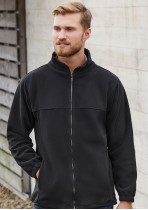 PF630 - Mens Plain Micro Fleece Zip-Up Jacket