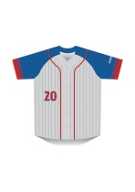 Baseball Jersey Full Button Adults