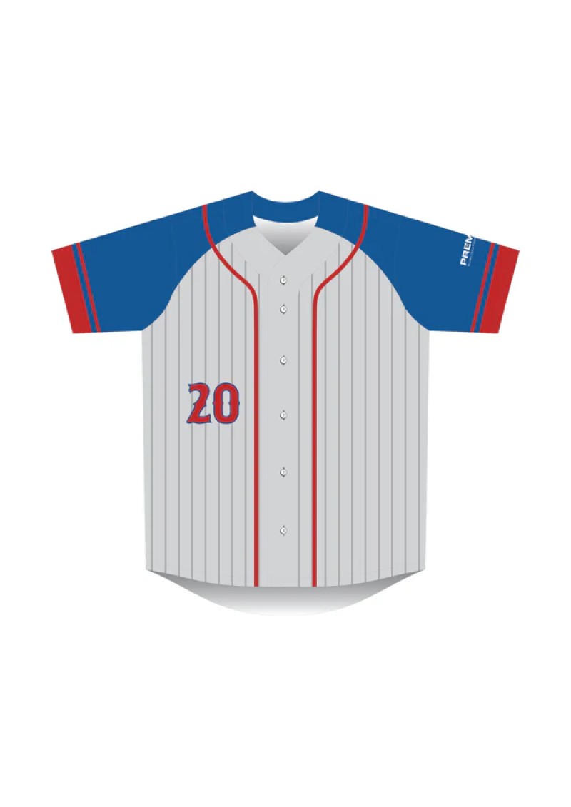 Baseball Jersey Full Button Adults