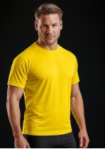 Spiro - Adult Impact daffodil Aircool T-Shirt