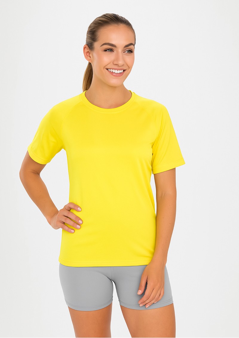 Spiro - Adult Impact daffodil Aircool T-Shirt