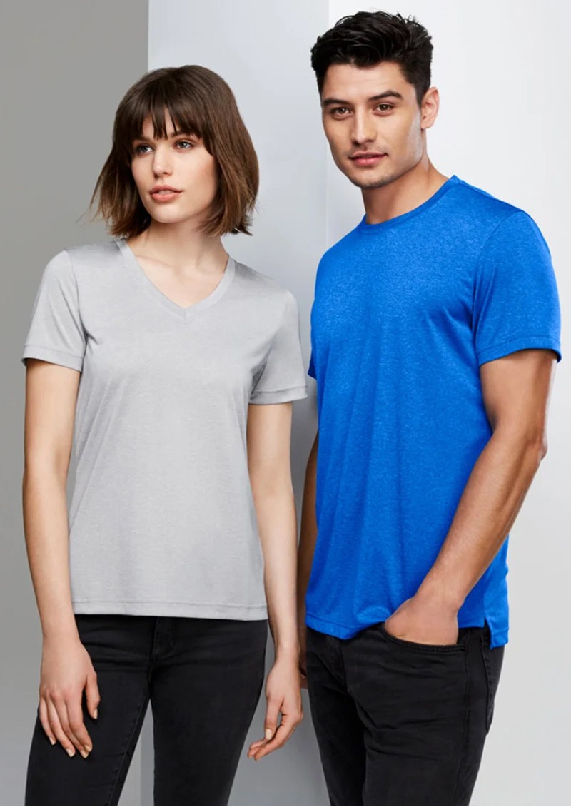 T800LS - Ladies Aero V-Neck, Soft Touch Cotton, Breathable Tees