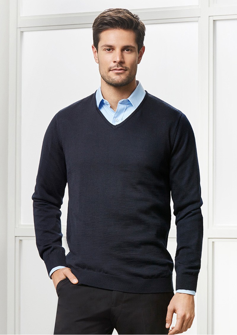 WP10310 - Mens 1/2 Zip Wool-Rich Merino Pullover