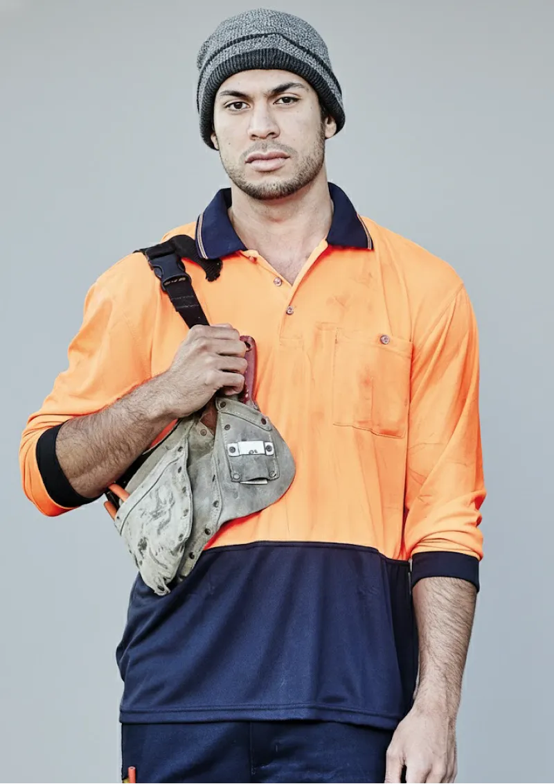 ZH232 - SYZMIK Unisex Long Sleeve Day Only Basic Polo