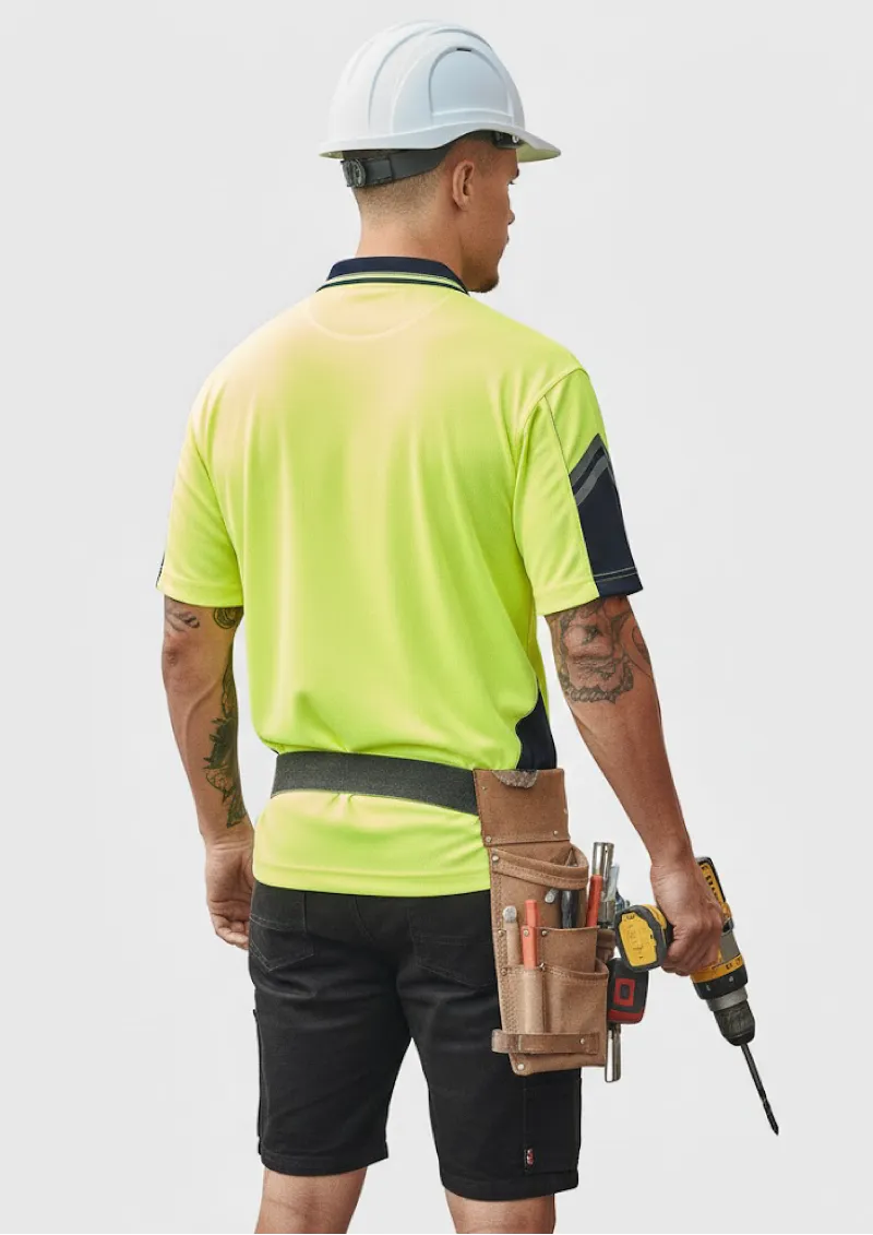 ZH237 - Mens Hi Vis Short Sleeve Squad Polo Shirt