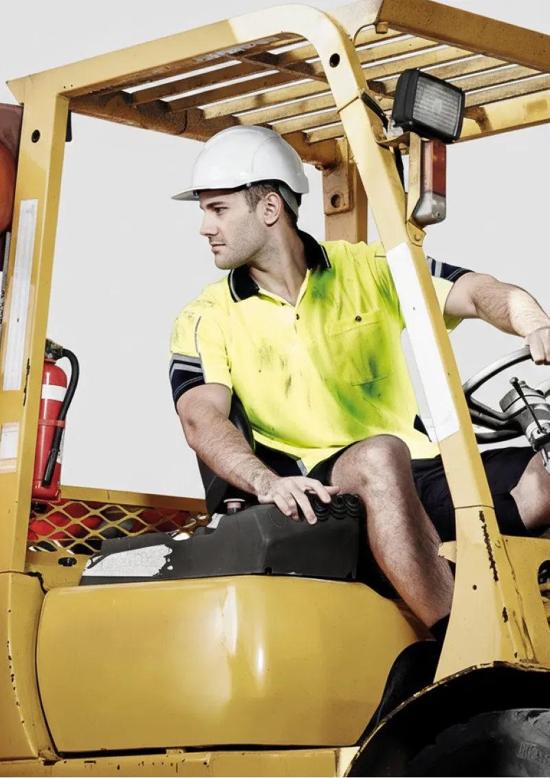 ZH237 - Mens Hi Vis Short Sleeve Squad Polo Shirt