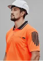 ZH315 - Men's Hi Vis Flux Short Sleeve Polo