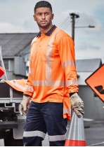 ZH540 - TTMC-W Segmented Long Sleeve Polo Shirt