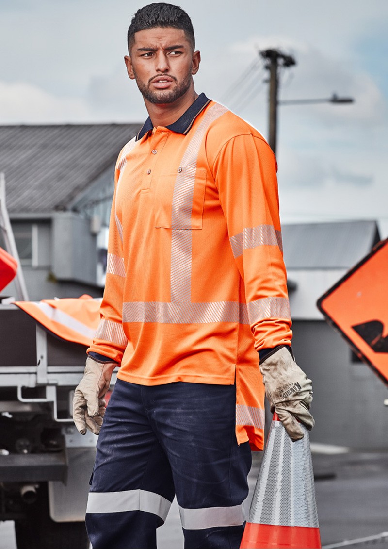 ZH540 - TTMC-W Segmented Long Sleeve Polo Shirt