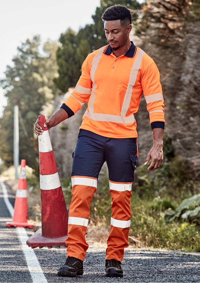 ZH540 - TTMC-W Segmented Long Sleeve Polo Shirt