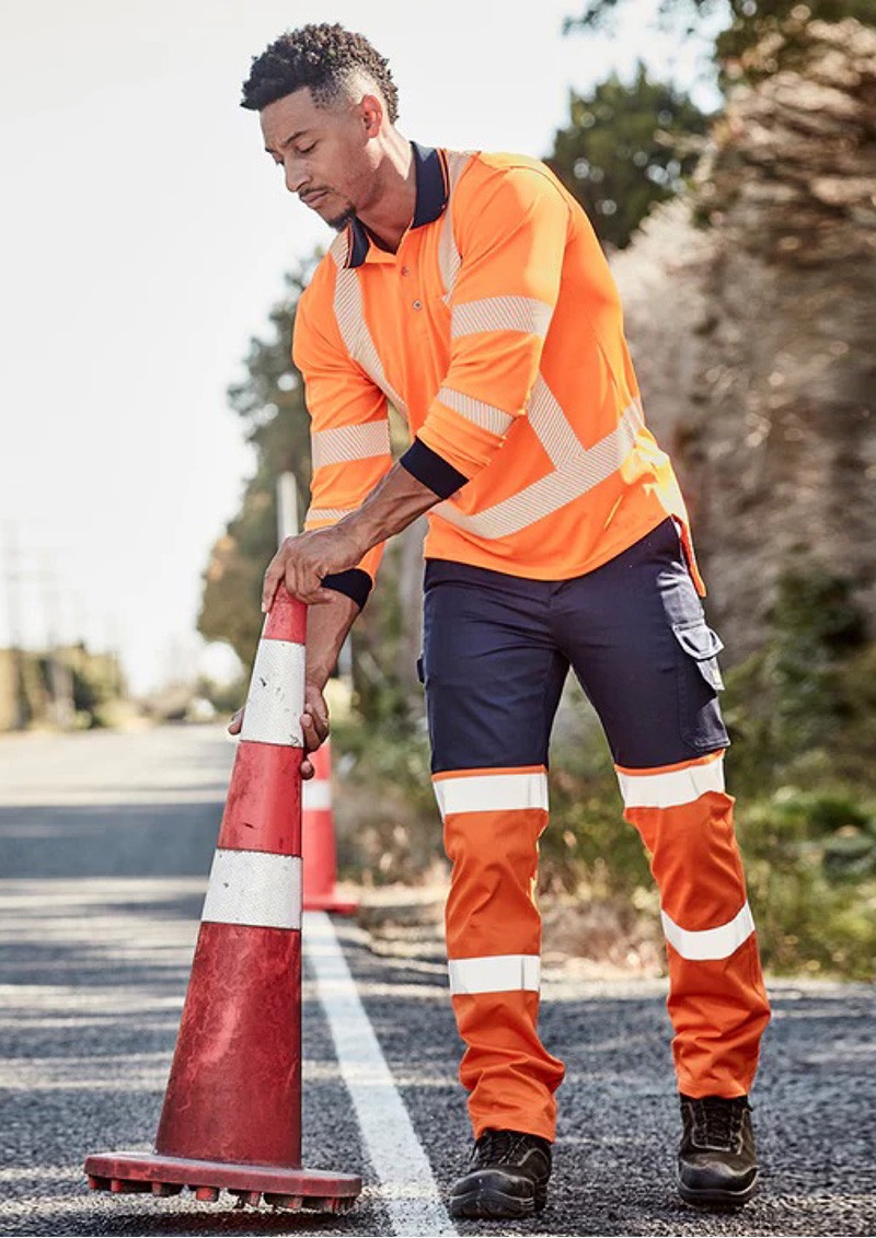 ZH540 - TTMC-W Segmented Long Sleeve Polo Shirt