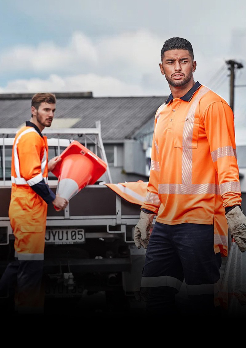 ZH540 - TTMC-W Segmented Long Sleeve Polo Shirt