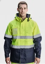 ZJ357 - Hi Vis SYZMIK Ultralite Waterproof seam-sealed Jacket
