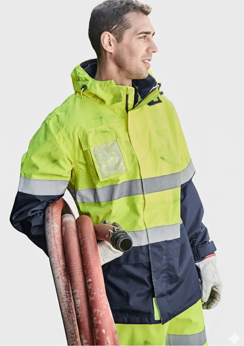 ZJ357 - Hi Vis SYZMIK Ultralite Waterproof seam-sealed Jacket