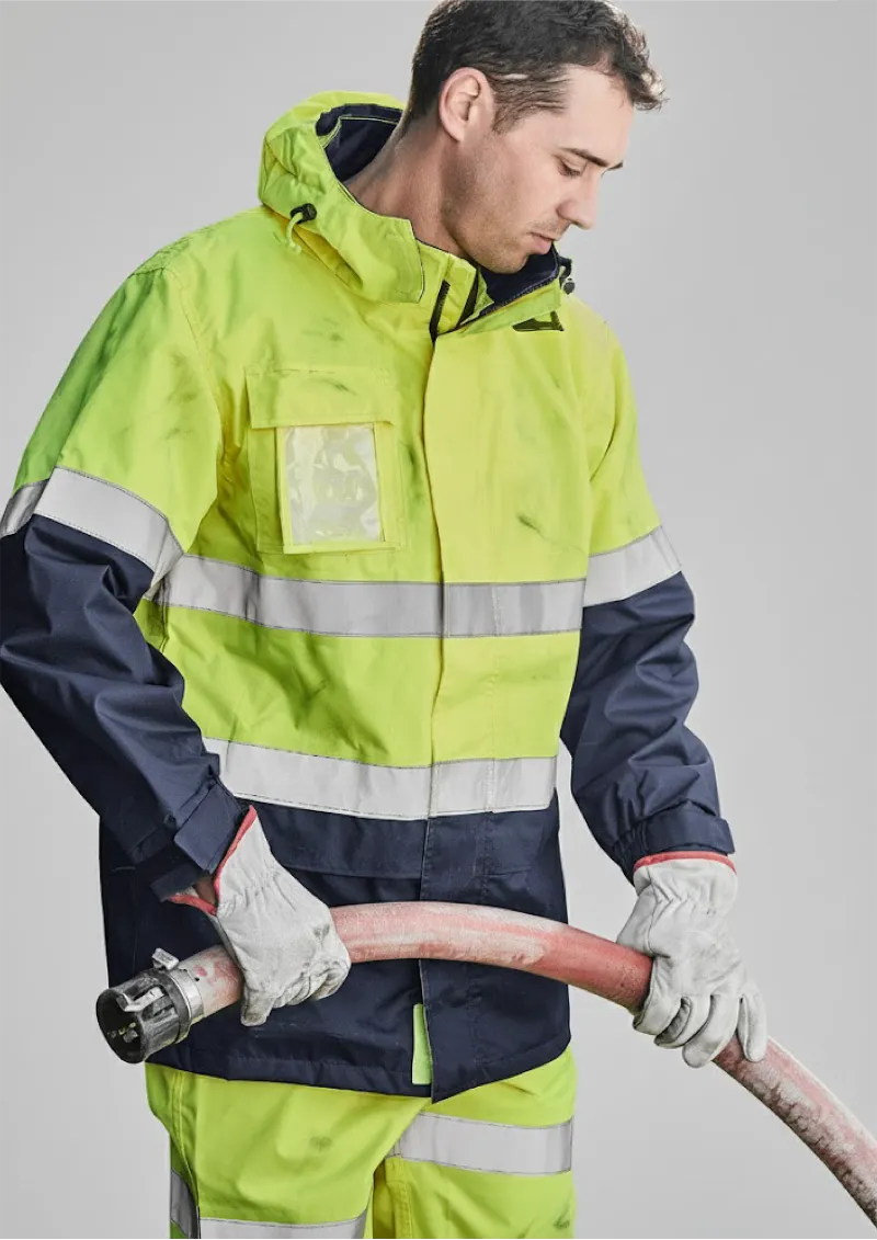 ZJ357 - Hi Vis SYZMIK Ultralite Waterproof seam-sealed Jacket