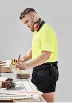 ZS105 - Men's Rugby  100% Cotton Twill Short