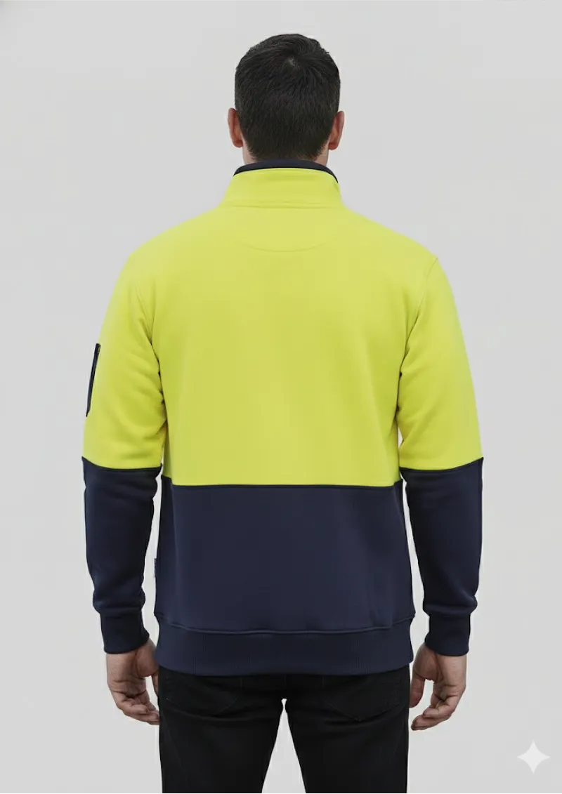 ZT476 - SYZMIK Hi Vis Half Zip Pullover