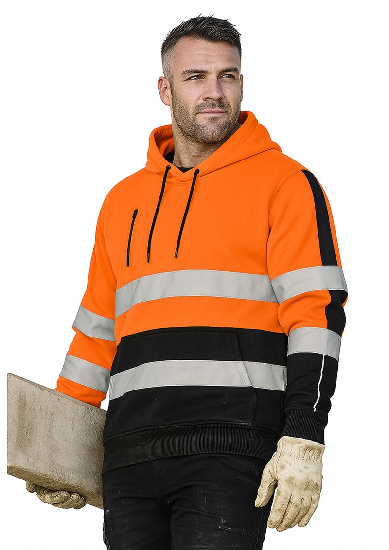 ZT483 - Unisex Hi Vis Stretch Taped Hoodie