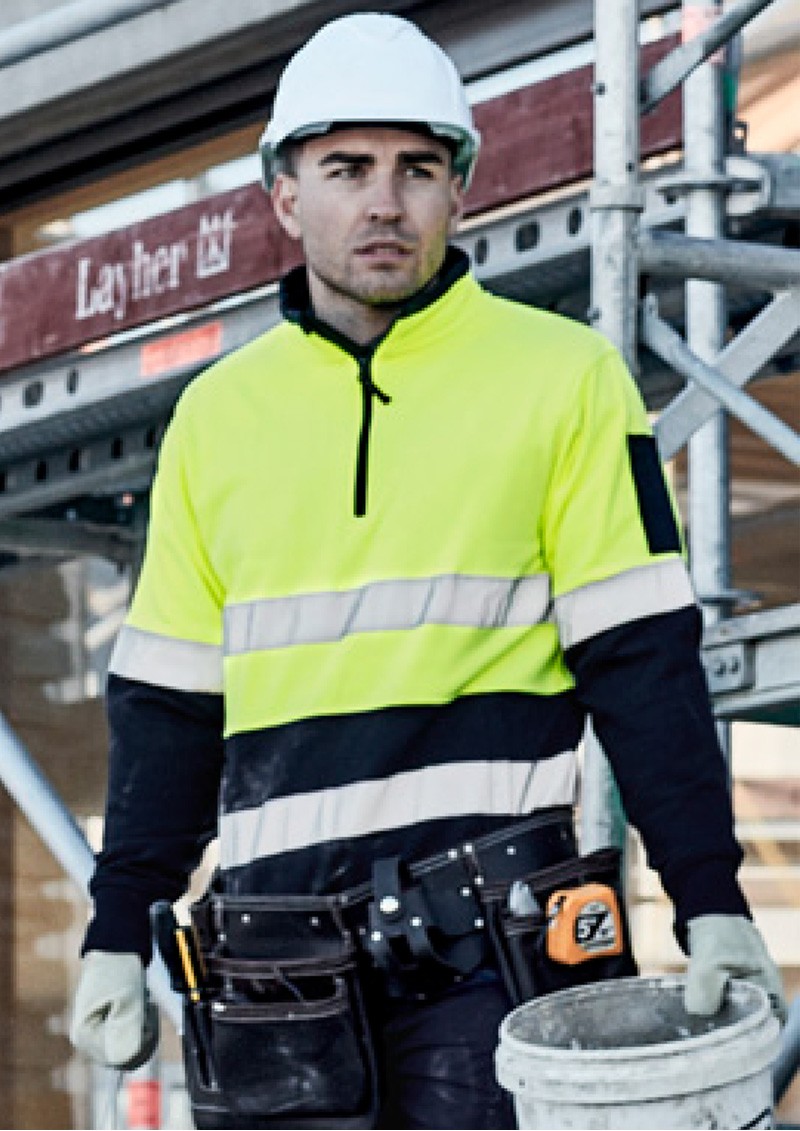 ZT483 - Unisex Hi Vis Stretch Taped Hoodie