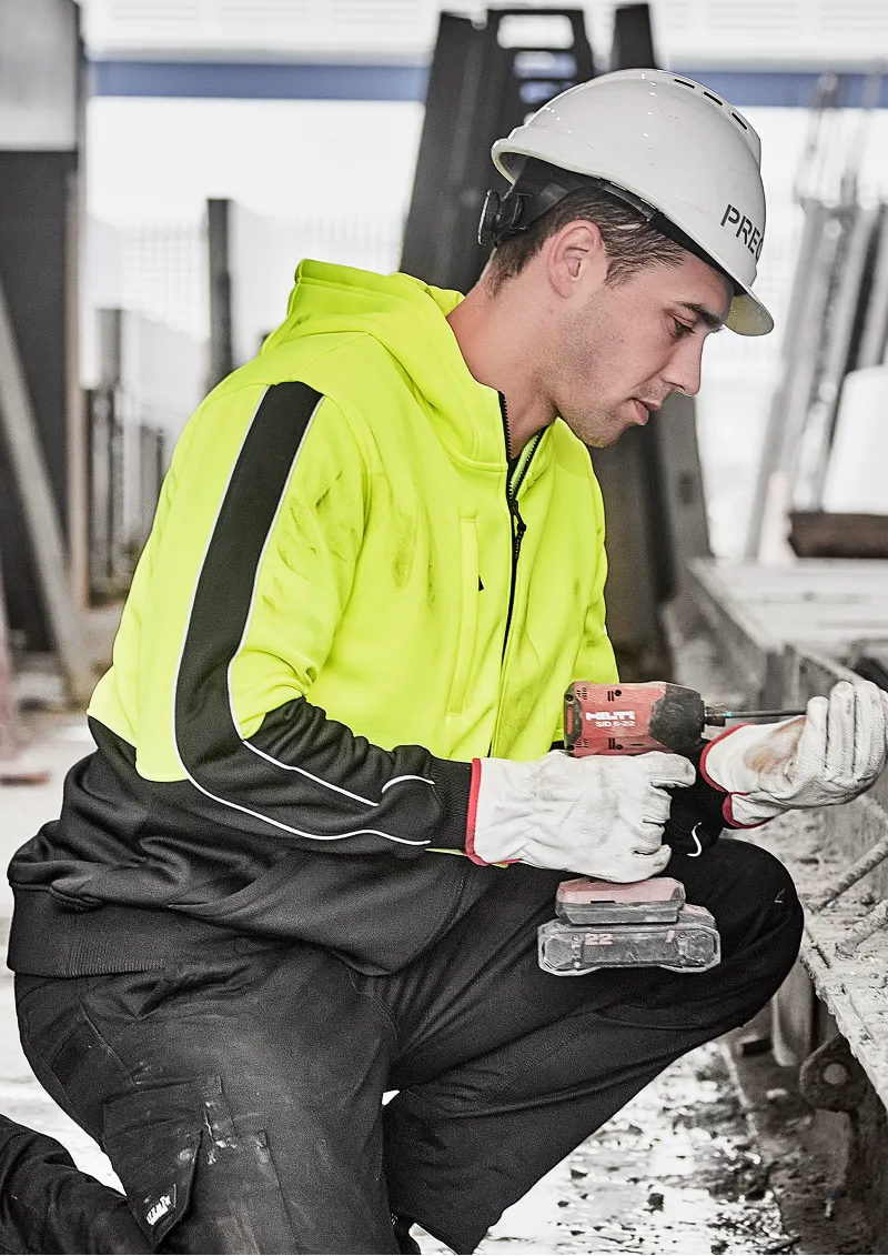 ZT485 - Hi Vis SYZMIK Full Zip Hoodie