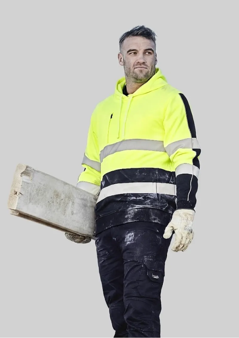 ZT567 - SYZMIK Hi Vis 1/4 Zip Taped Pullover