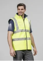 ZV358 - Mens Hi Vis SYZMIK Waterproof Lightweight Vest