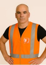 ZV961-Mens TTMC-W17 Zip X Back Vest