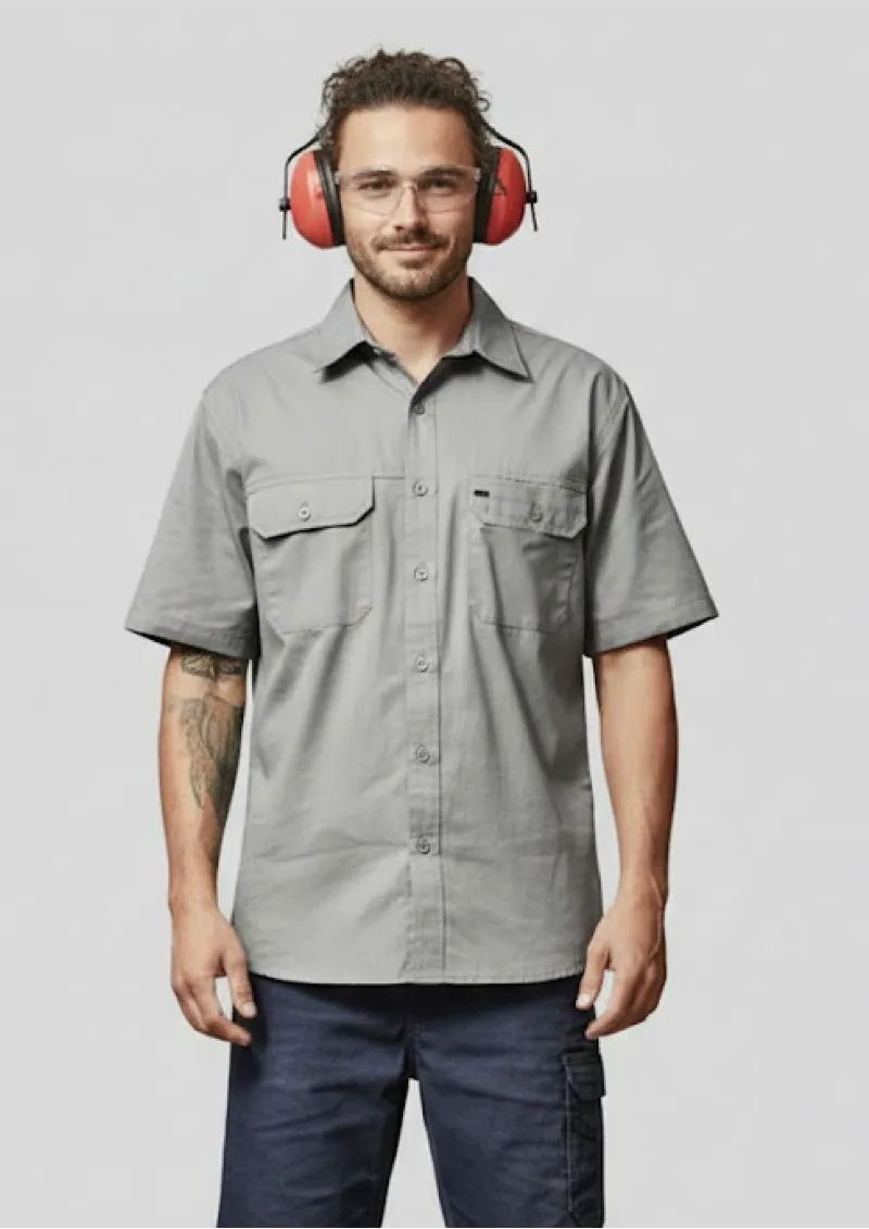 ZW120 - Mens SYZMIK Light Weight Tradie  Short Sleeves Shirt