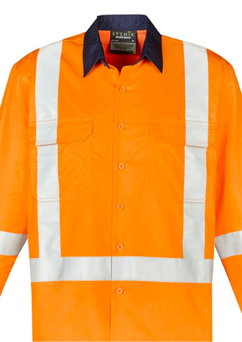 ZW126-Mens TTMC-W17 X Back Work Shirt
