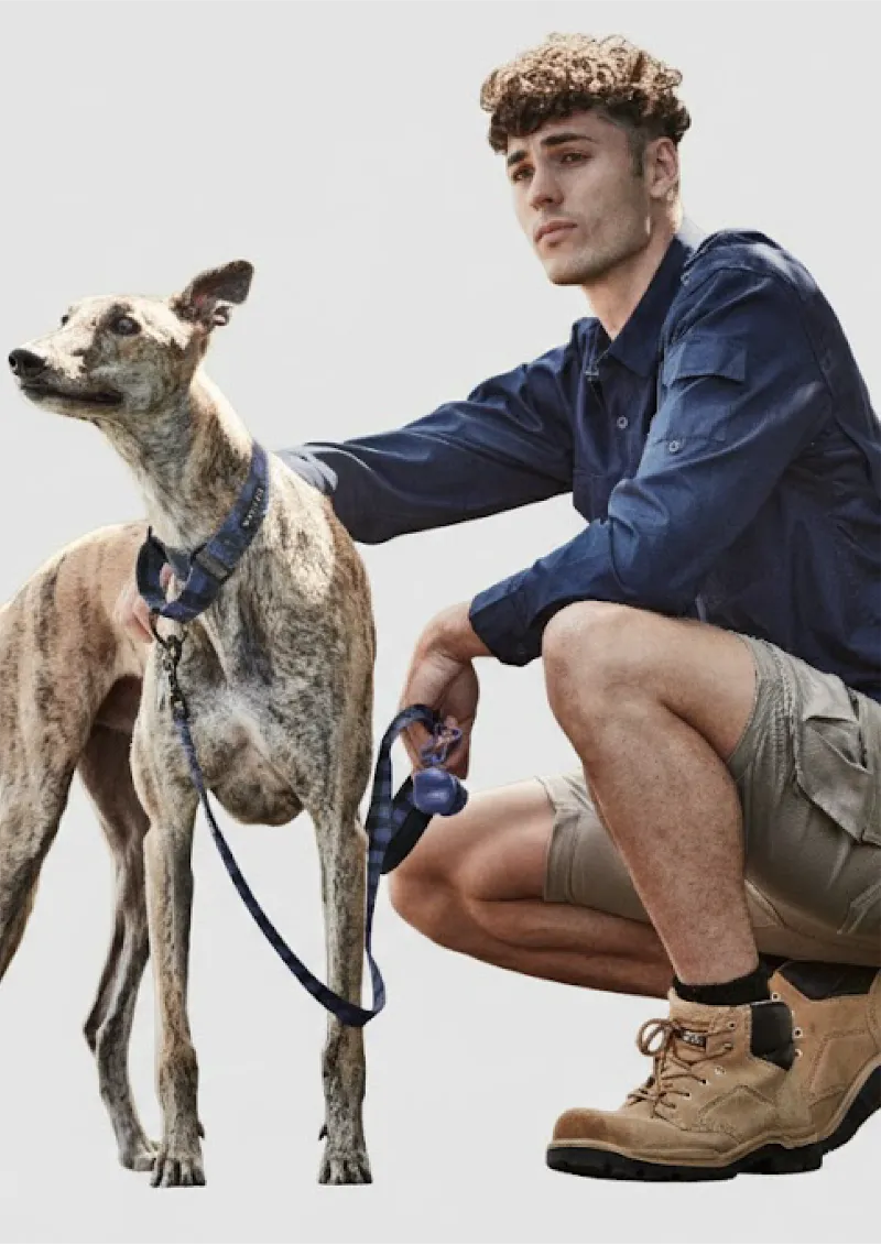 ZW400 - Mens 100% Cotton Rugged Cooling Long Sleeve Work Shirt