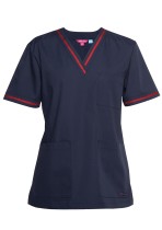 LADIES CONTRAST SCRUBS TOPS