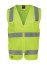 HI VIS (D+N) ZIP SAFETY VEST